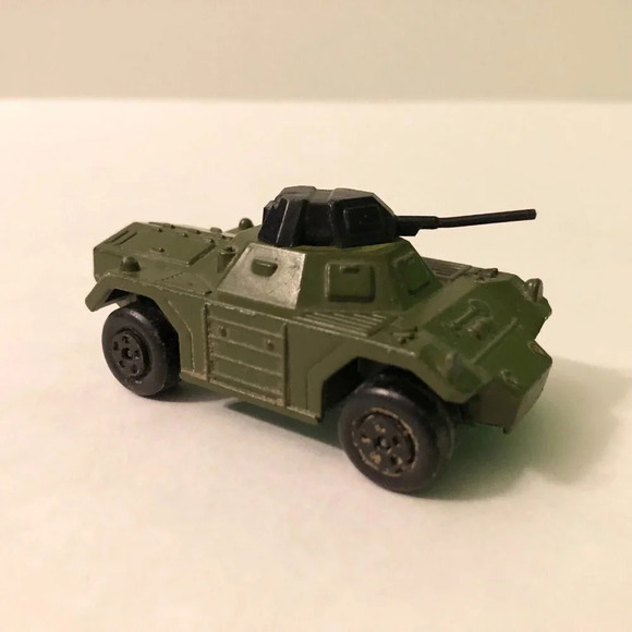 Vintage 1973 Matchbox Rolamatics Lesney Military Green  No 73 Weasel - Picture 3 of 10